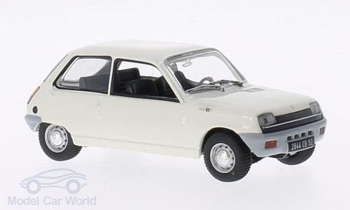 Schaalmodel Renault 5 1972 wit, Ophalen of Verzenden, Nieuw, Auto