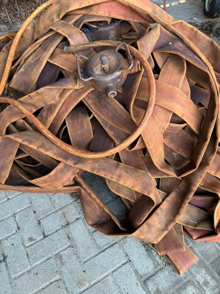 Beregeningsslang 240m brandweerslang met 12 sproeiers, Ophalen, Zo goed als nieuw, Handmatig, Overige typen