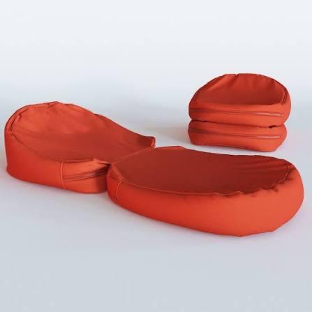 Bussan oranje zitzak van Ikea, Ophalen of Verzenden, Zo goed als nieuw, Oranje, Zitzak