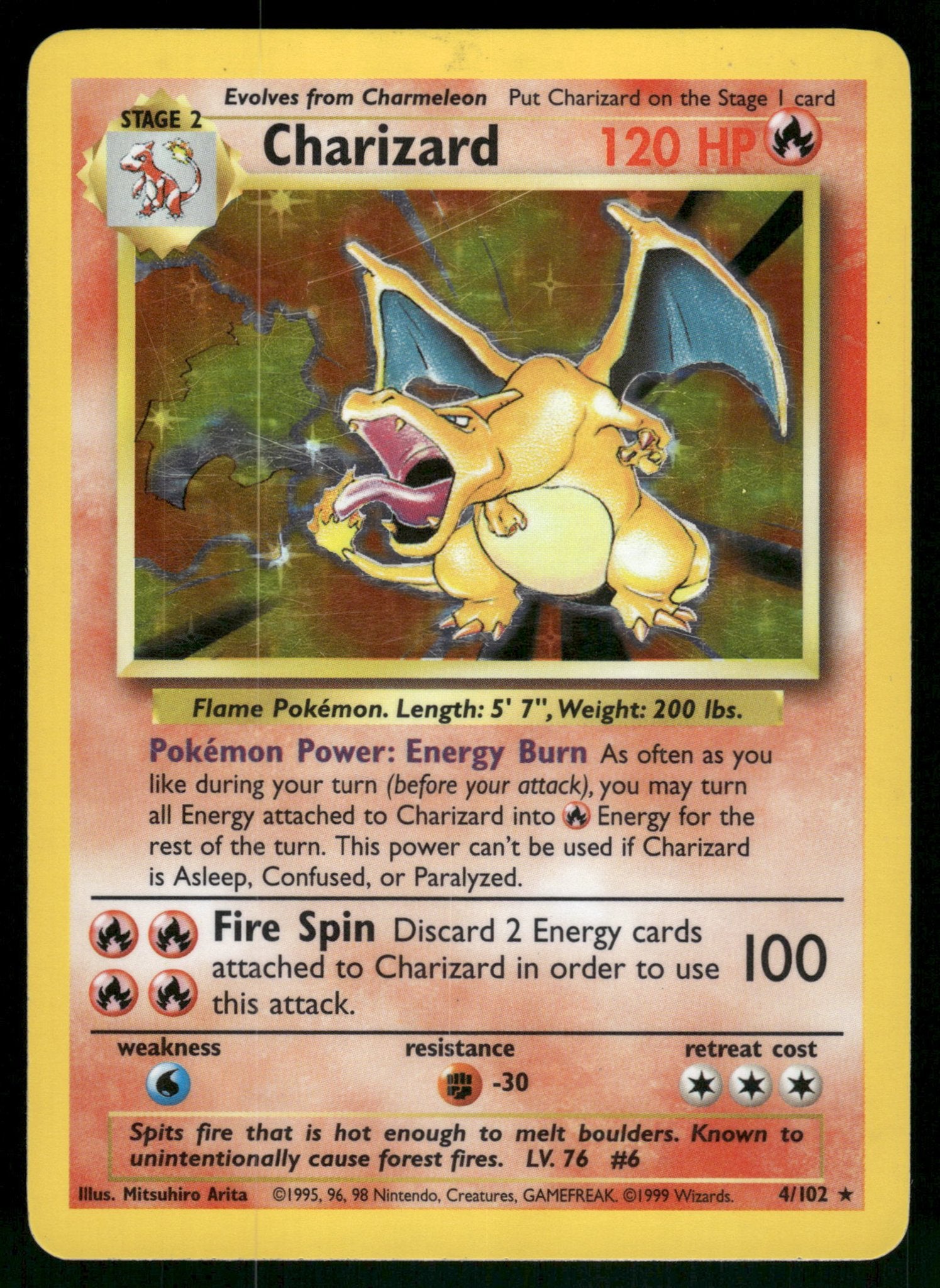 Charizard 4/102 - Base (NM), Verzenden, Gebruikt