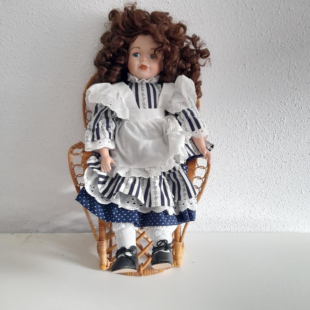 Porseleinen pop, Verzamelen, Ophalen of Verzenden, Zo goed als nieuw, Pop