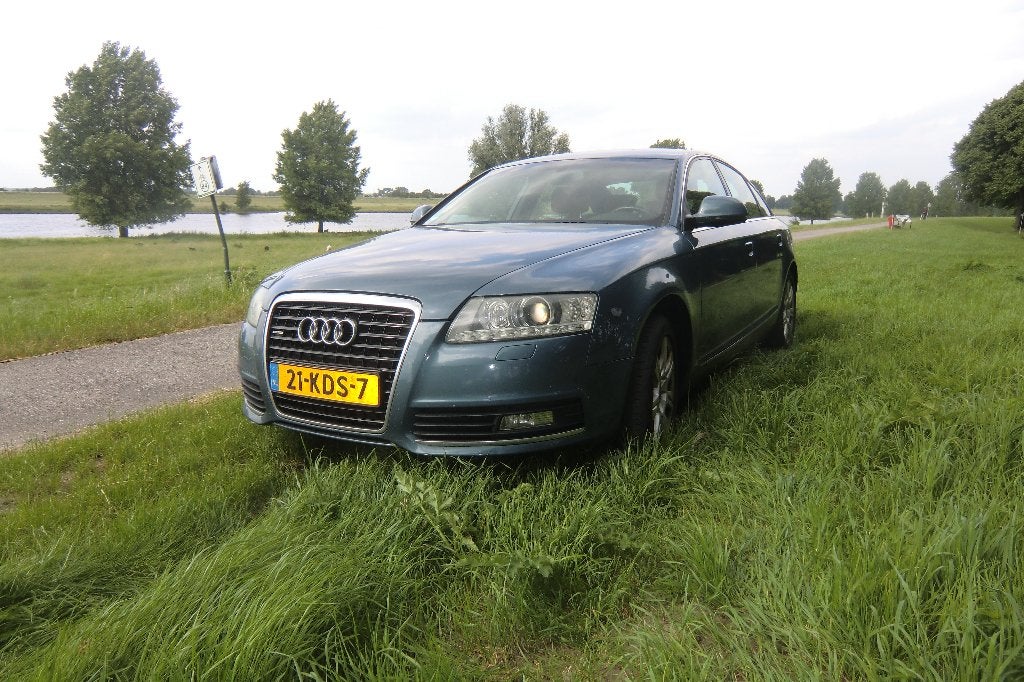 Audi A6 3.0 Tfsi 213KW Quattro Tiptr. 2009 Blauw, Auto's, Blauw, Bruin, Particulier, Sedan