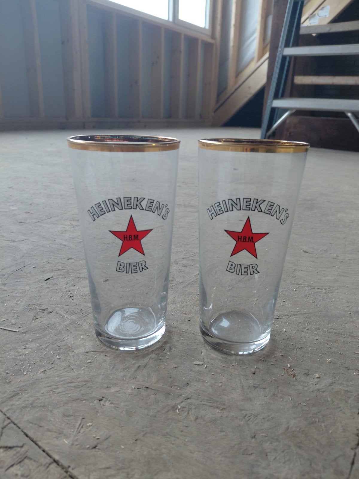 Heineken glazen, Ophalen of Verzenden, Zo goed als nieuw, Glas of Glazen, Heineken