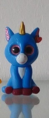 mini popje TY eenhoorn, volgnr 70, Ophalen of Verzenden, Overige figuren, Zo goed als nieuw, Beeldje of Figuurtje