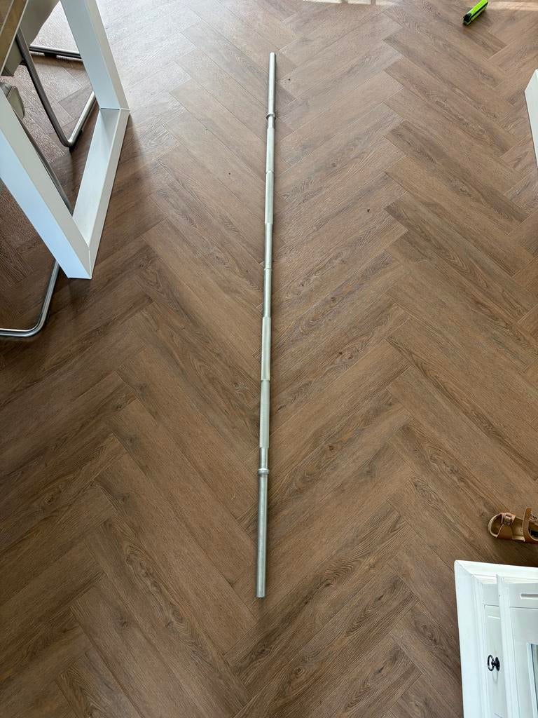 Halterstang 2 meter, 28mm diameter, Sport en Fitness, Fitnessmaterialen, Ophalen, Gebruikt, Armen, Halterstangen