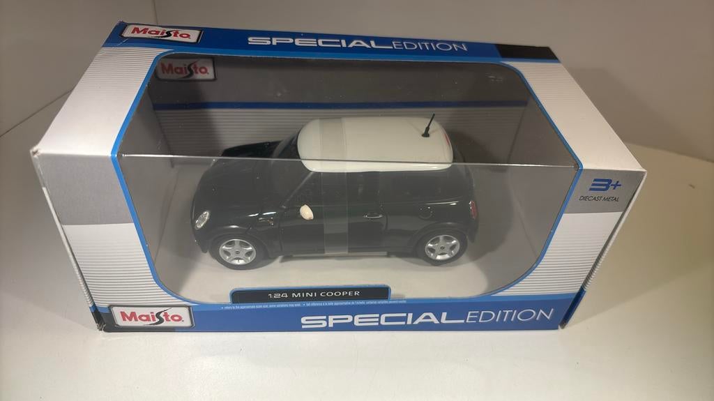 Mini cooper green maisto 1.24, Hobby en Vrije tijd, Modelauto's | 1:24, Maisto, Ophalen of Verzenden, A, A