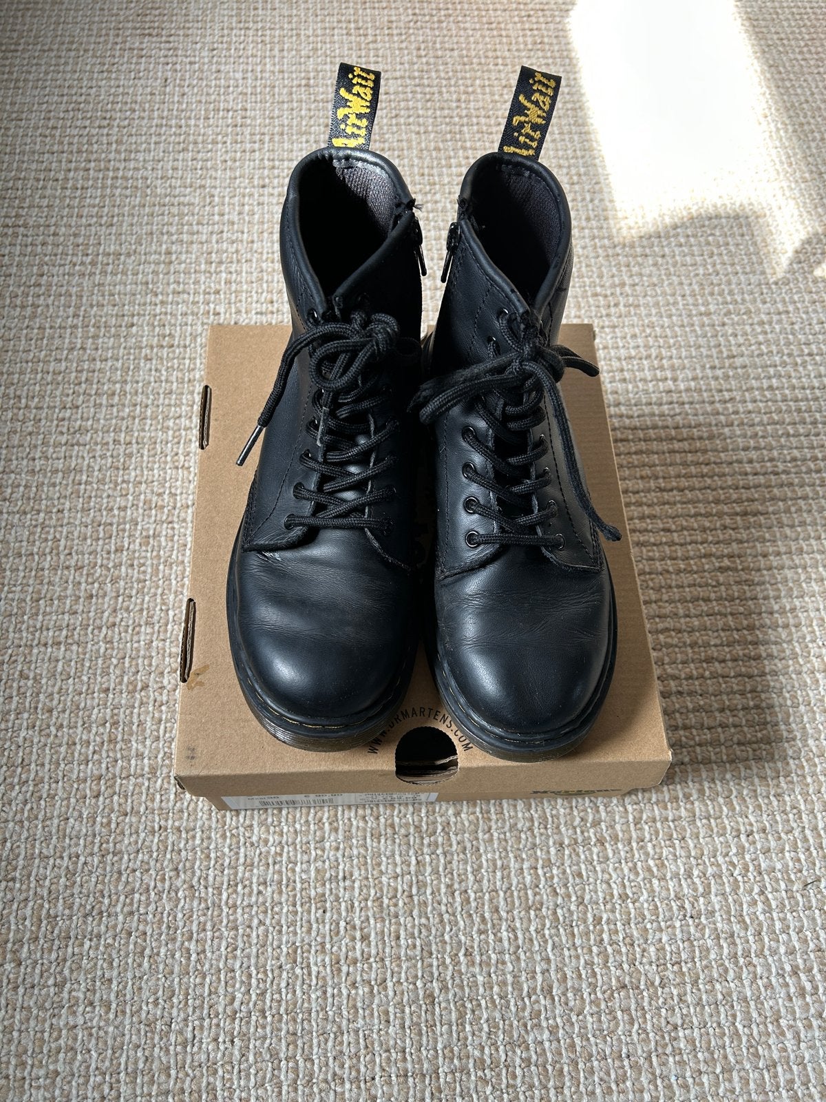 Dr. Martens 1460 J Laarzen Zwart Maat 36, Ophalen of Verzenden, Gebruikt, Jongen of Meisje, Laarzen