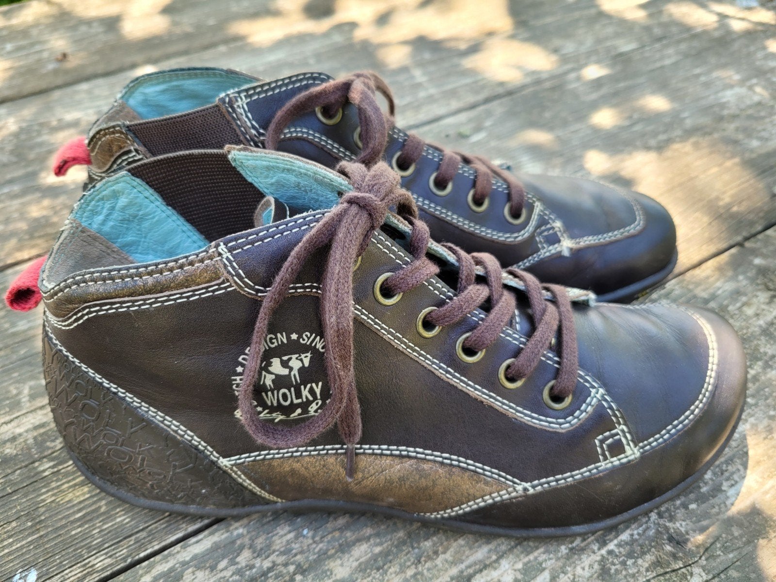 Prima WOLKY Schoenen / Veterschoenen Maat: 39, Verzenden, Zo goed als nieuw, Bruin