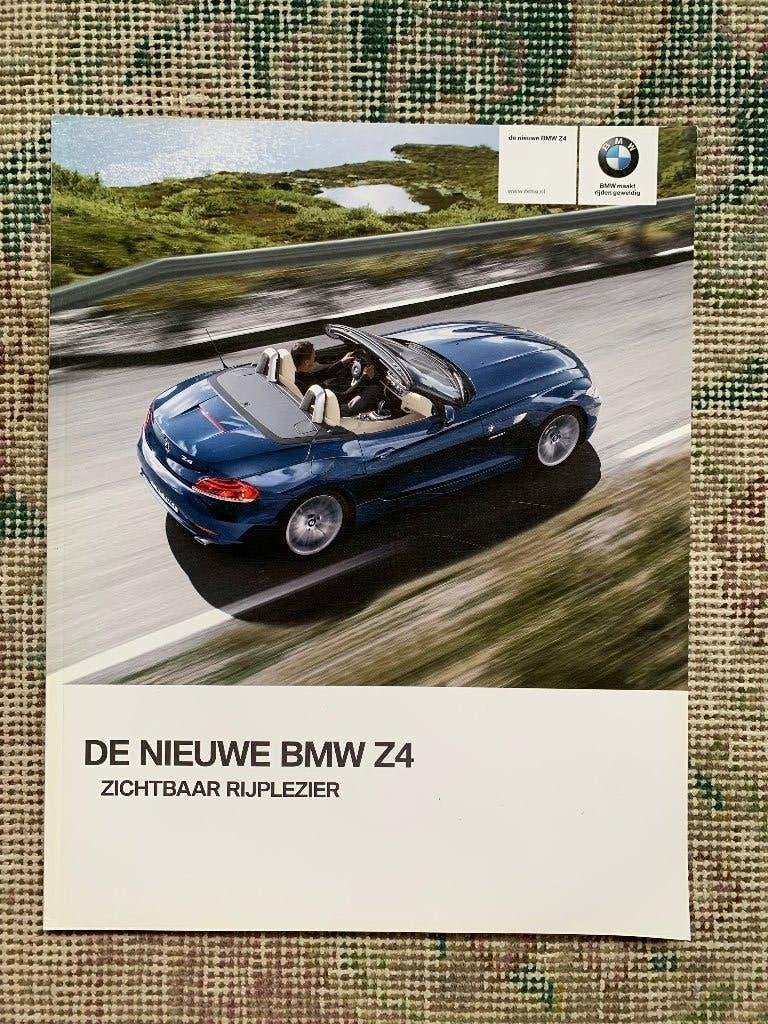 Nederlandse brochure folder BMW Z4 E89 2009 nieuw!, Nieuw, Ophalen of Verzenden, BMW, BMW
