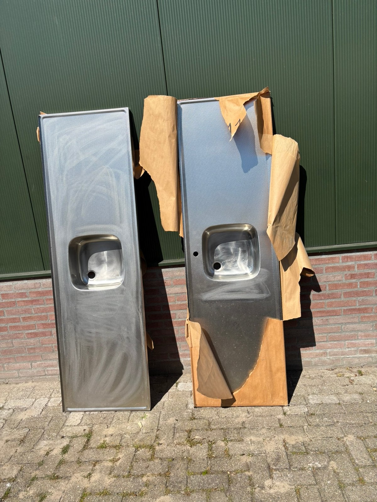 Aanrechtblad gootsteenblad spoelblad spoeltafel, Ophalen, Zo goed als nieuw, 50 tot 75 cm, Minder dan 100 cm