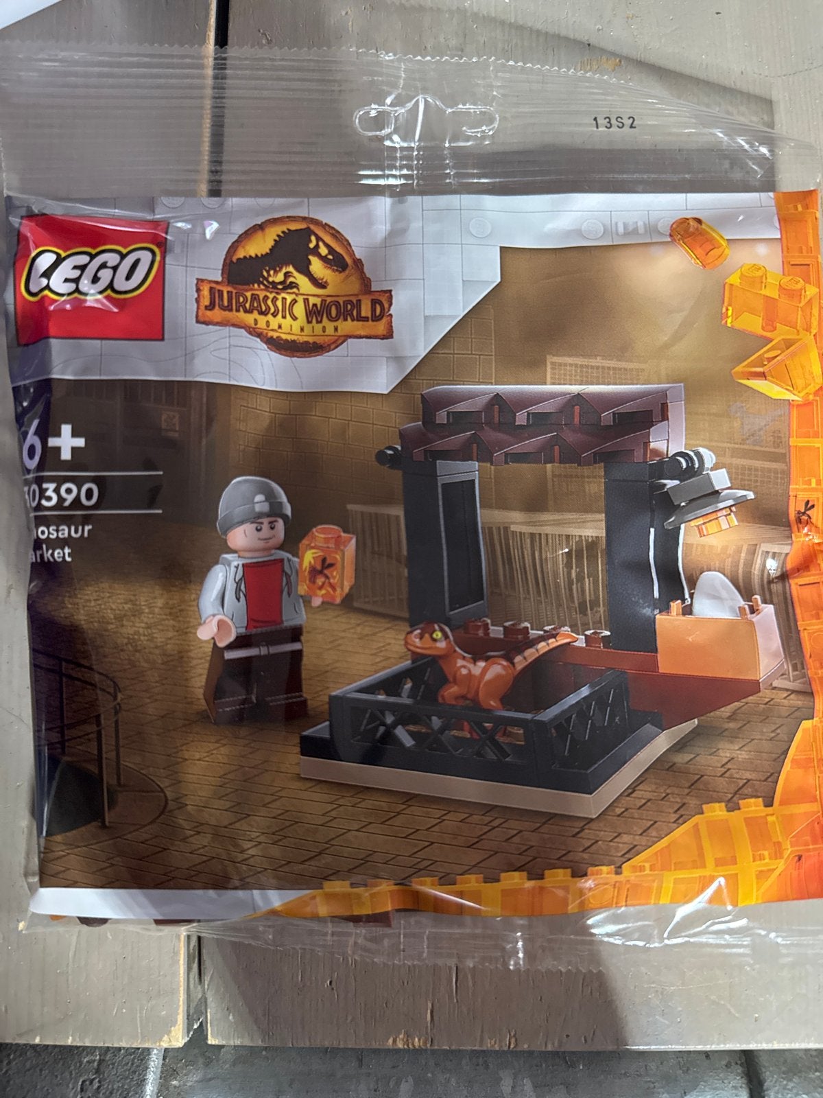LEGO Jurassic World Dominion 30390 Dinosaurus Markt, Ophalen of Verzenden, Nieuw
