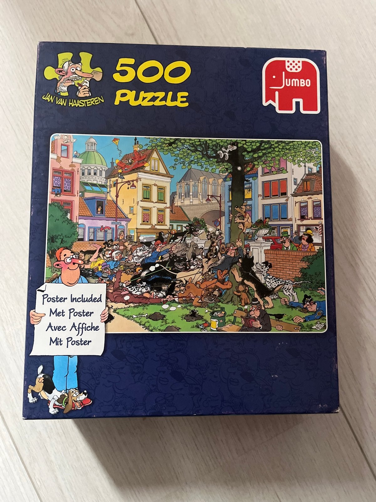 Jan van Haasteren Puzzel 500 stukjes - Vang die kat!, Ophalen of Verzenden, 500 t/m 1500 stukjes, Zo goed als nieuw, Legpuzzel