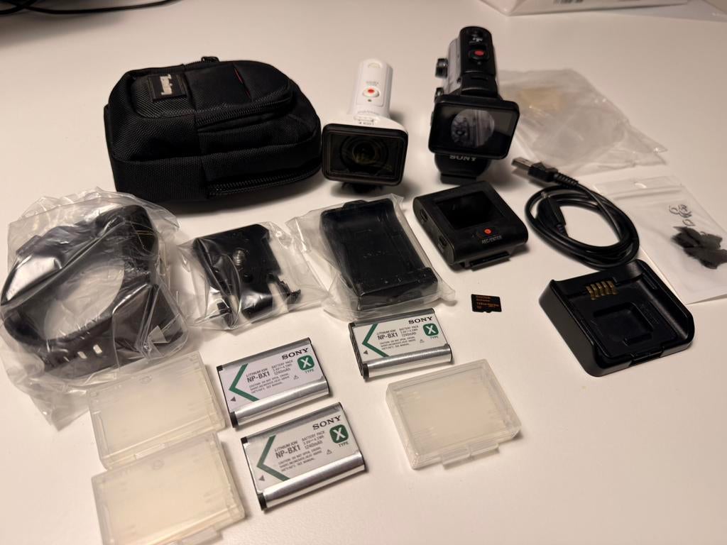 Sony FDR-X3000 4k Action cam + veel extra's, Audio, Tv en Foto, Actiecamera's, Ophalen of Verzenden, Zo goed als nieuw, Sony