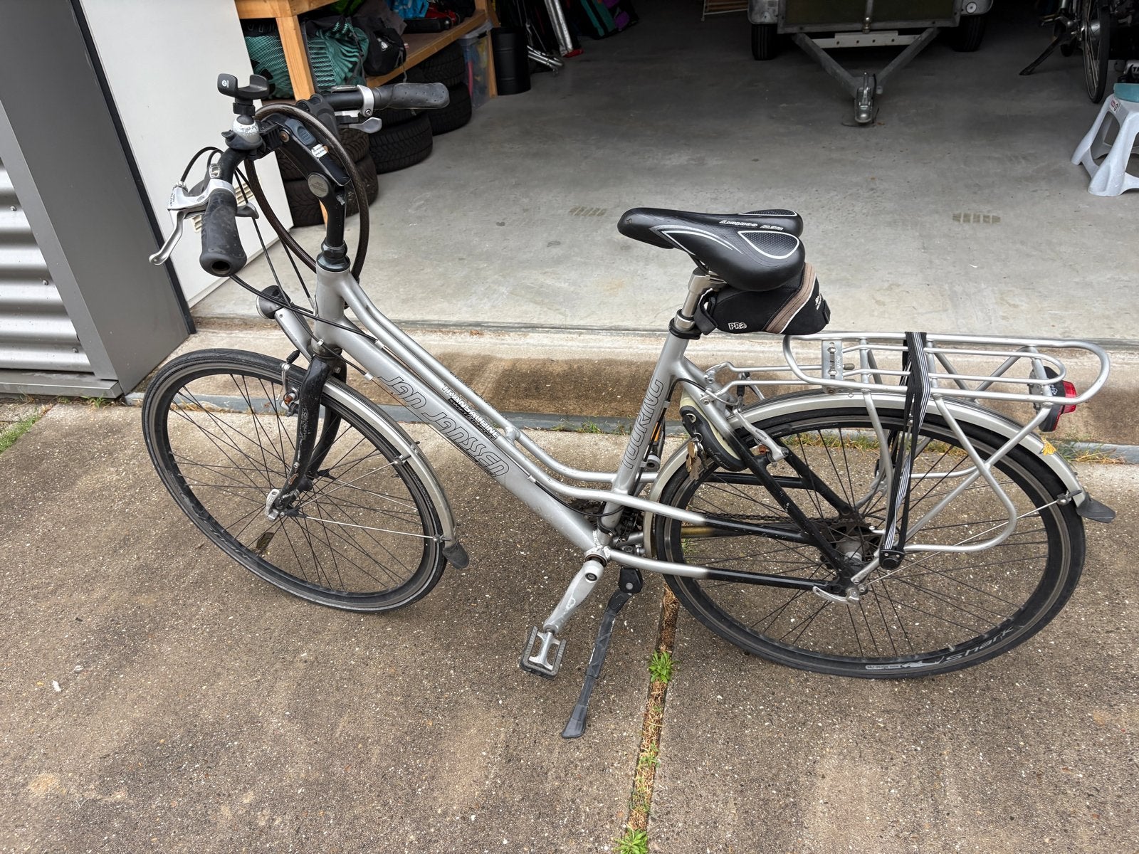 Jan Janssen Transalpine damesfiets, Fietsen en Brommers, Fietsen | Dames | Damesfietsen, Velgrem, Ophalen, Overige merken, 53 tot 56 cm