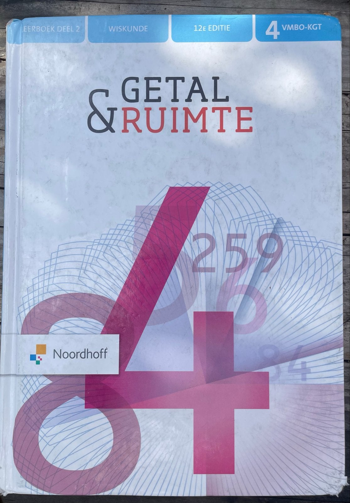 Wiskunde Getal & Ruimte VMBO-KGT 4 (12e editie), Ophalen of Verzenden, Beta, Gelezen, MBO