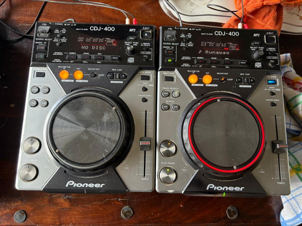 Pioneer CDJ-400 (2 stuks), Muziek en Instrumenten, Dj-sets en Draaitafels, Ophalen, Gebruikt, Dj-set, Pioneer