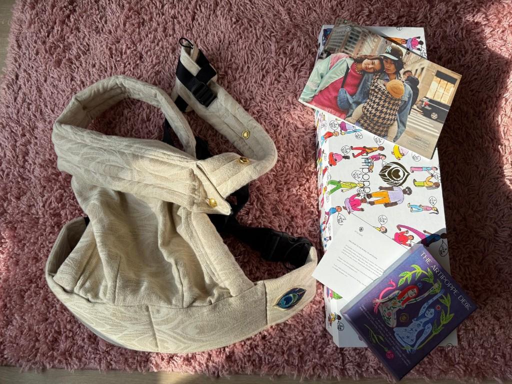 Artipoppe Zeitgeist Argus Oat (linnen) Zeer goede staat, Kinderen en Baby's, Babydragers en Draagdoeken, Buik of Rug, Zo goed als nieuw