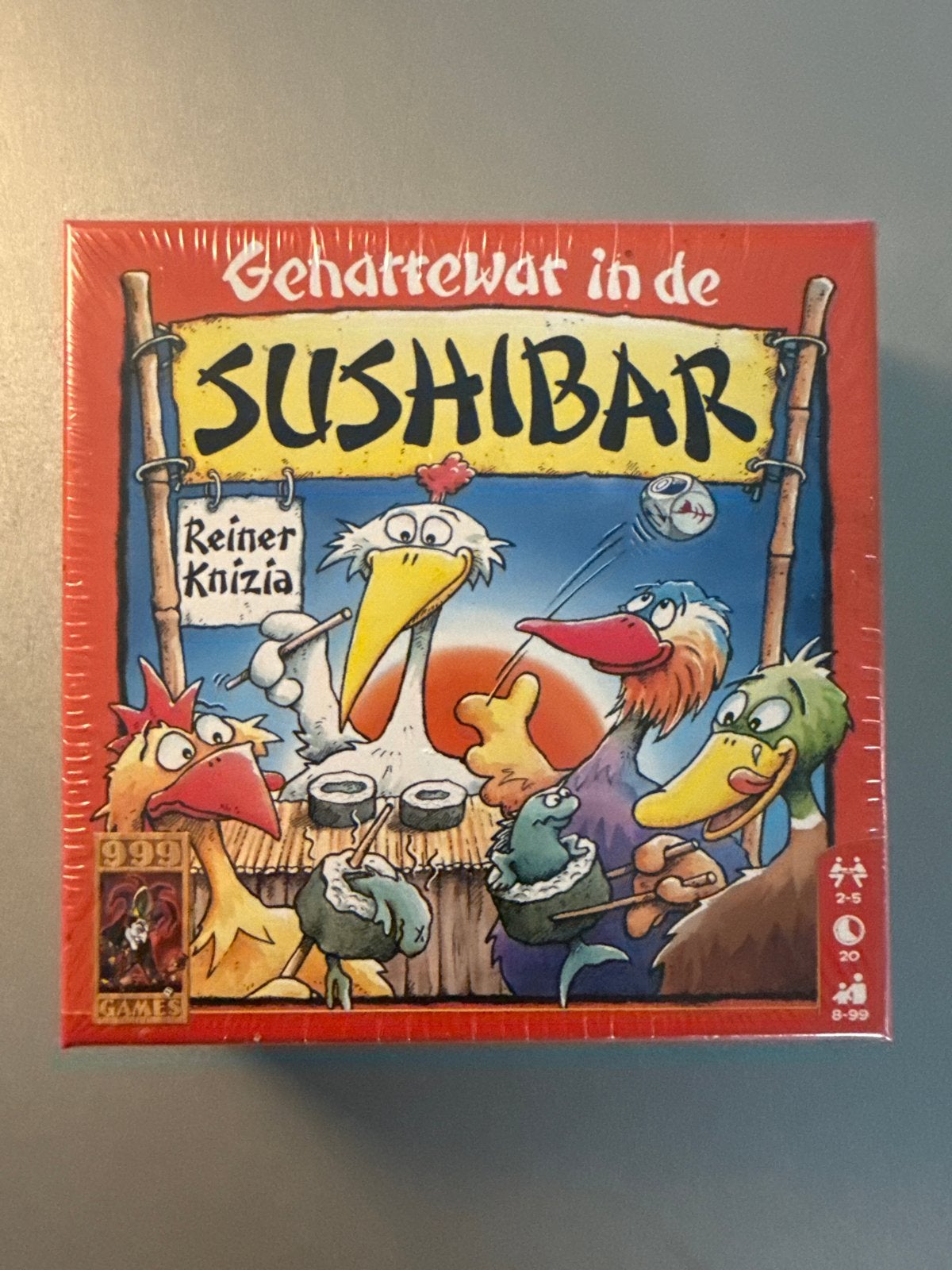 GehatteWarr in de Sushibar - Volledig nieuw, nog in folie, Drie of vier spelers, Ophalen of Verzenden, Nieuw