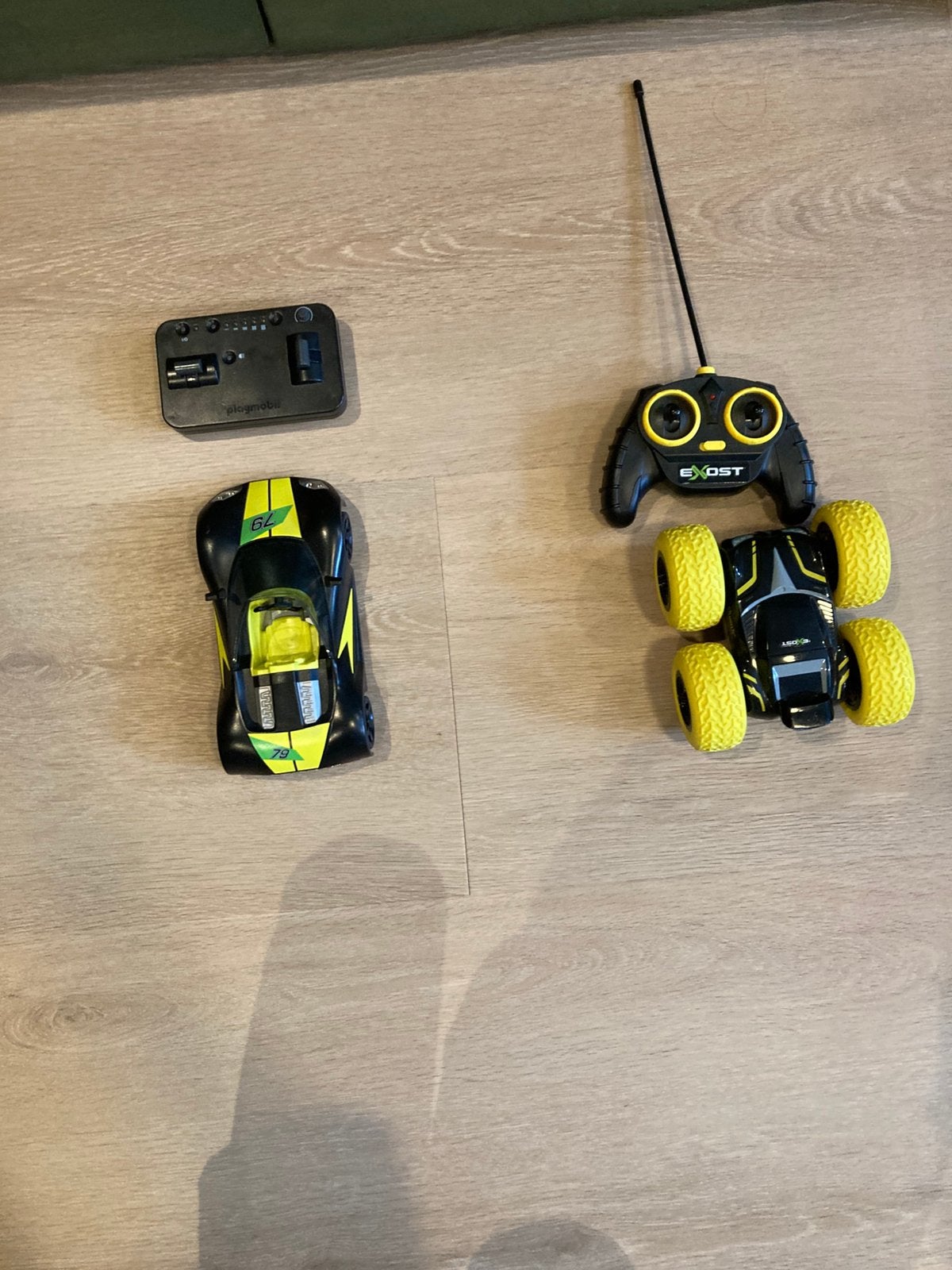 Bestuurbare autos playmobil en stuntcar, Ophalen, Gebruikt