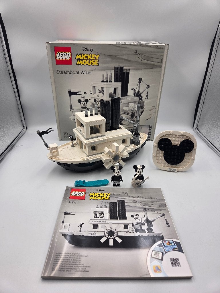 Lego Ideas 21317 Steamboat Willie, Lego, Ophalen of Verzenden, Ideas, Zo goed als nieuw