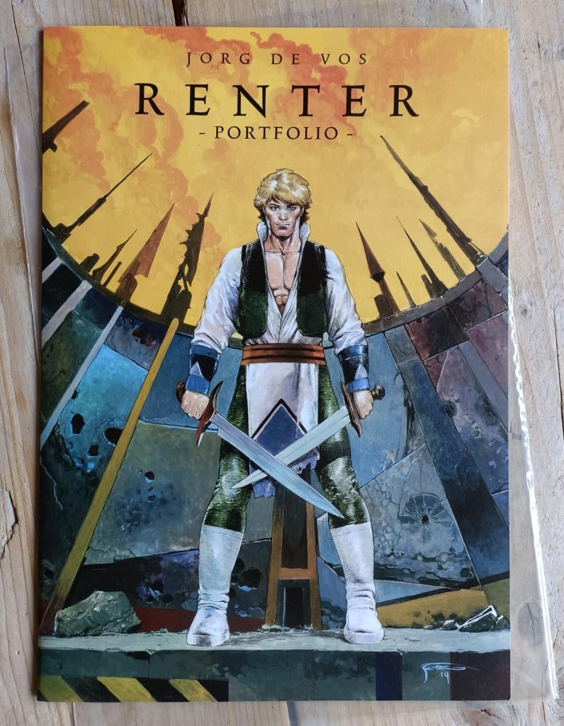 Renter - portfolio (Jorg de Vos), Eén stripboek, Nieuw, Ophalen of Verzenden, Jorg de Vos