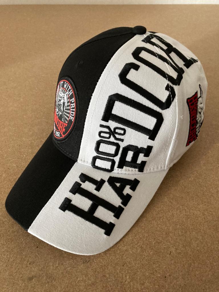 Nieuwe Speciale Hardcore Cap - Zwart/Wit Design, Verzenden, Nieuw, One size fits all, Pet
