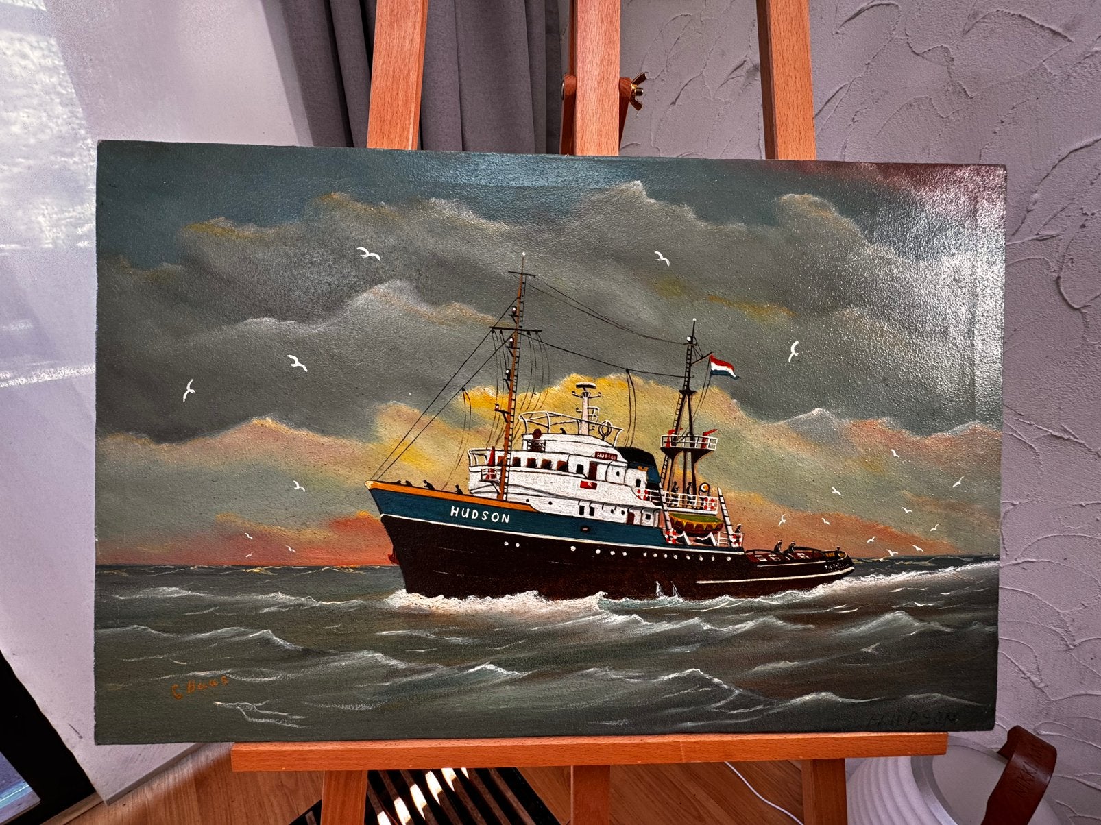 Schilderij op doek, Ophalen, Zo goed als nieuw