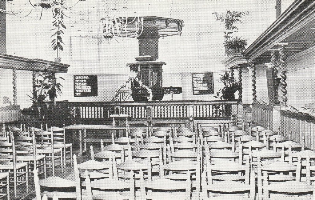 WOGNUM Ned. Herv. Kerk Interieur, Verzenden, 1960 tot 1980, Ongelopen, Noord-Holland