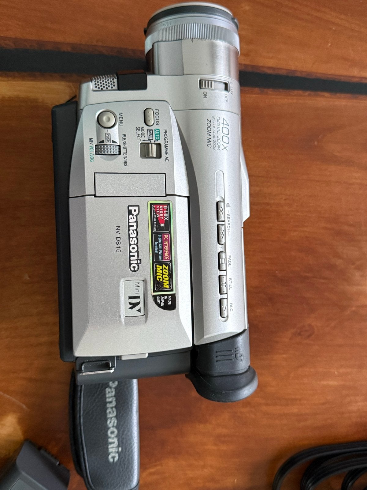Panasonic NV-DS15 Mini DV Camcorder met accessoires, Mini dv, Gebruikt, Panasonic, Externe microfoon