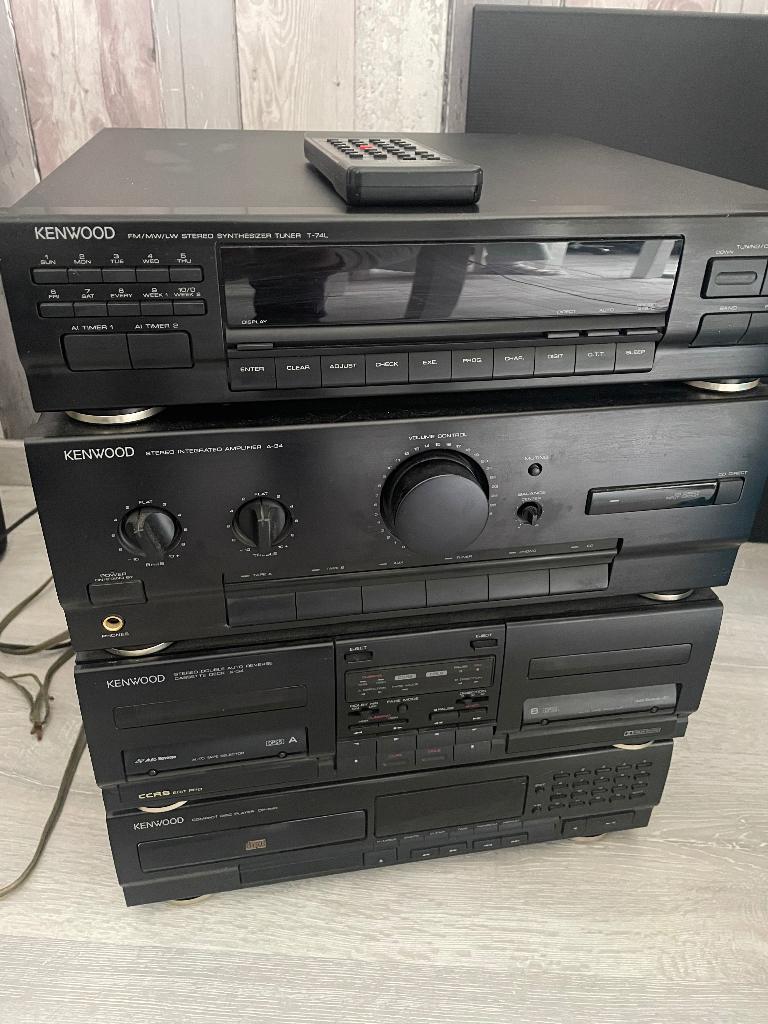 Kenwood stereo set, Tuner of Radio, Losse componenten, Zo goed als nieuw, Ophalen