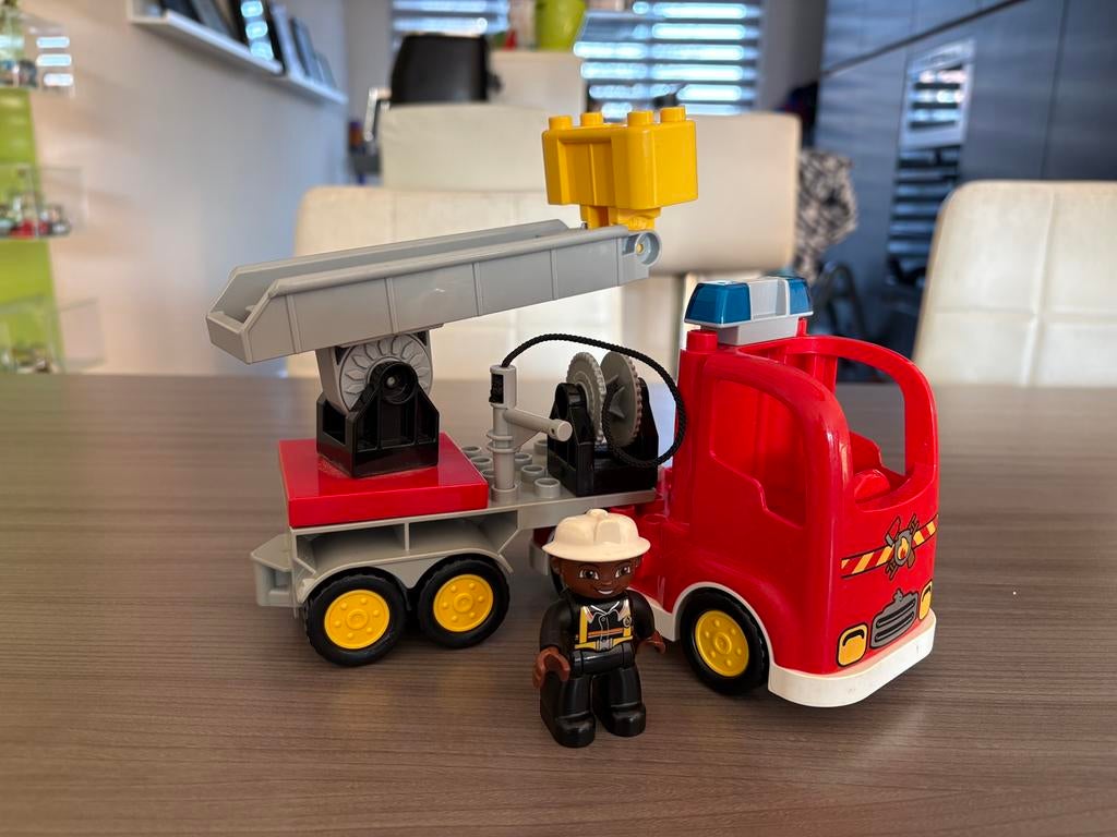 Duplo 10592 Brandweertruck, Ophalen of Verzenden, Gebruikt, Duplo