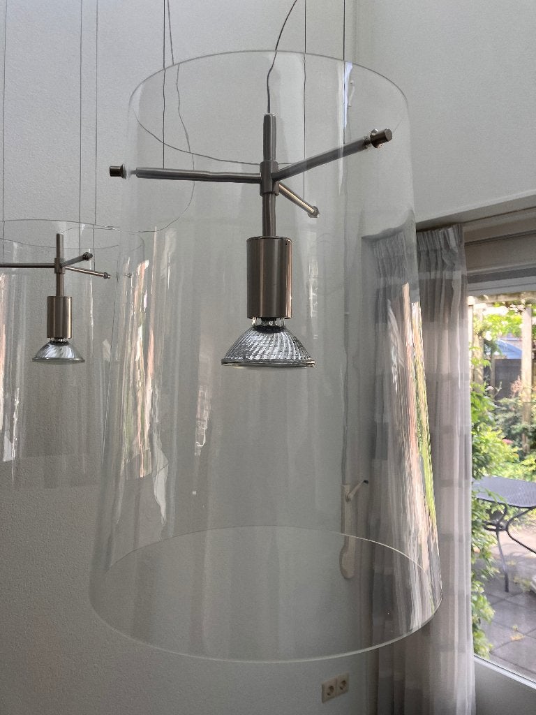 Glazen lampen, Ophalen, Gebruikt, Glas, Minder dan 50 cm