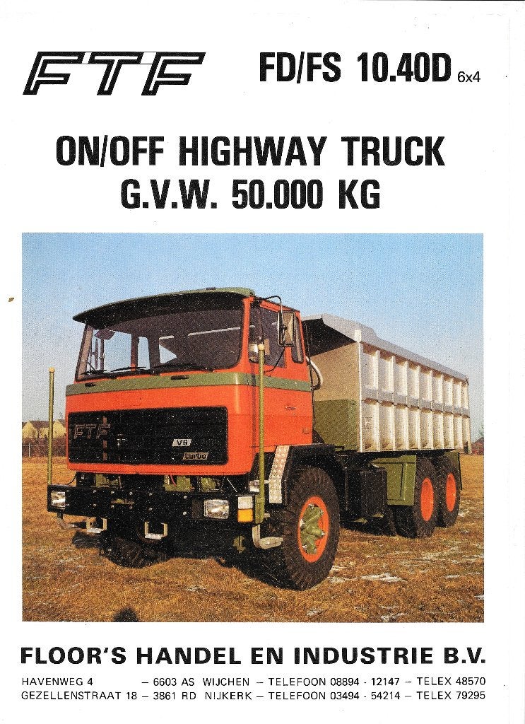 FTF-trucks, Ophalen of Verzenden, Zo goed als nieuw, Overige merken