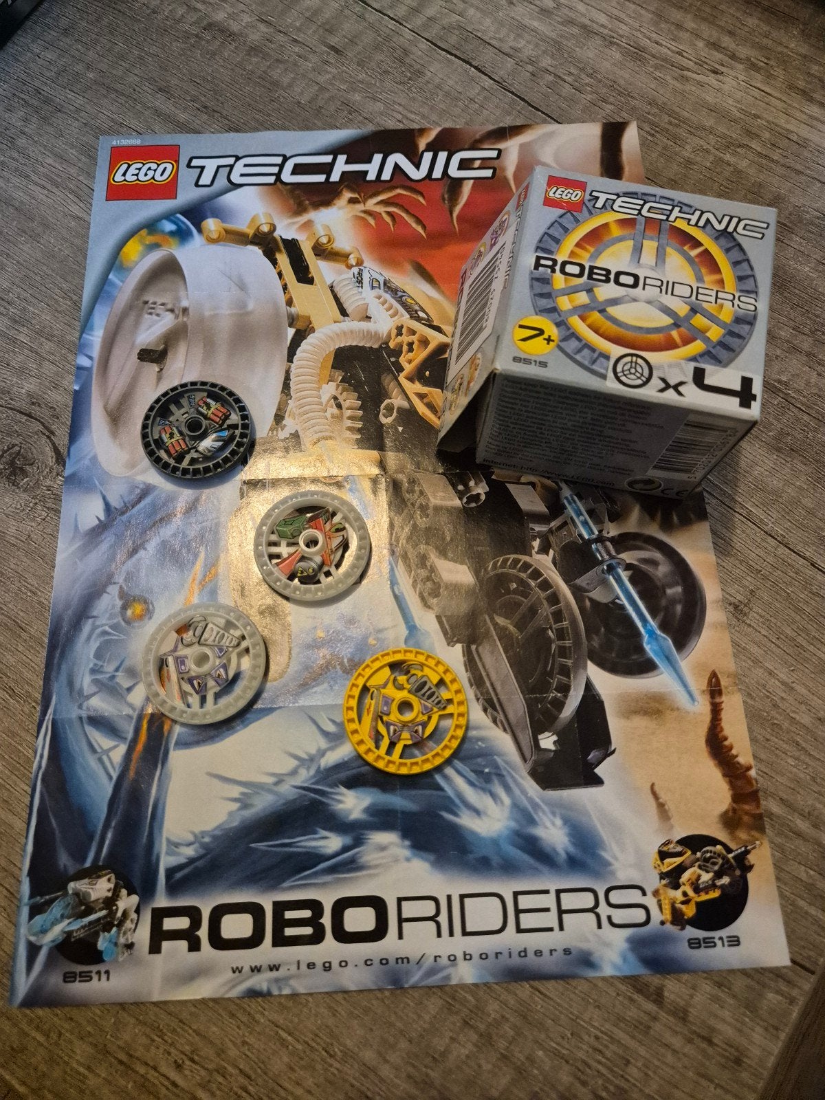 LEGO technic roboriders 8515, Ophalen, Zo goed als nieuw