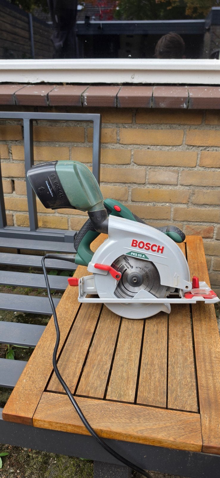 Bosch PKS 55 A Invalzaag - Zeer weinig gebruikt, Ophalen, Invalzaag, Zo goed als nieuw, 30 tot 70 mm