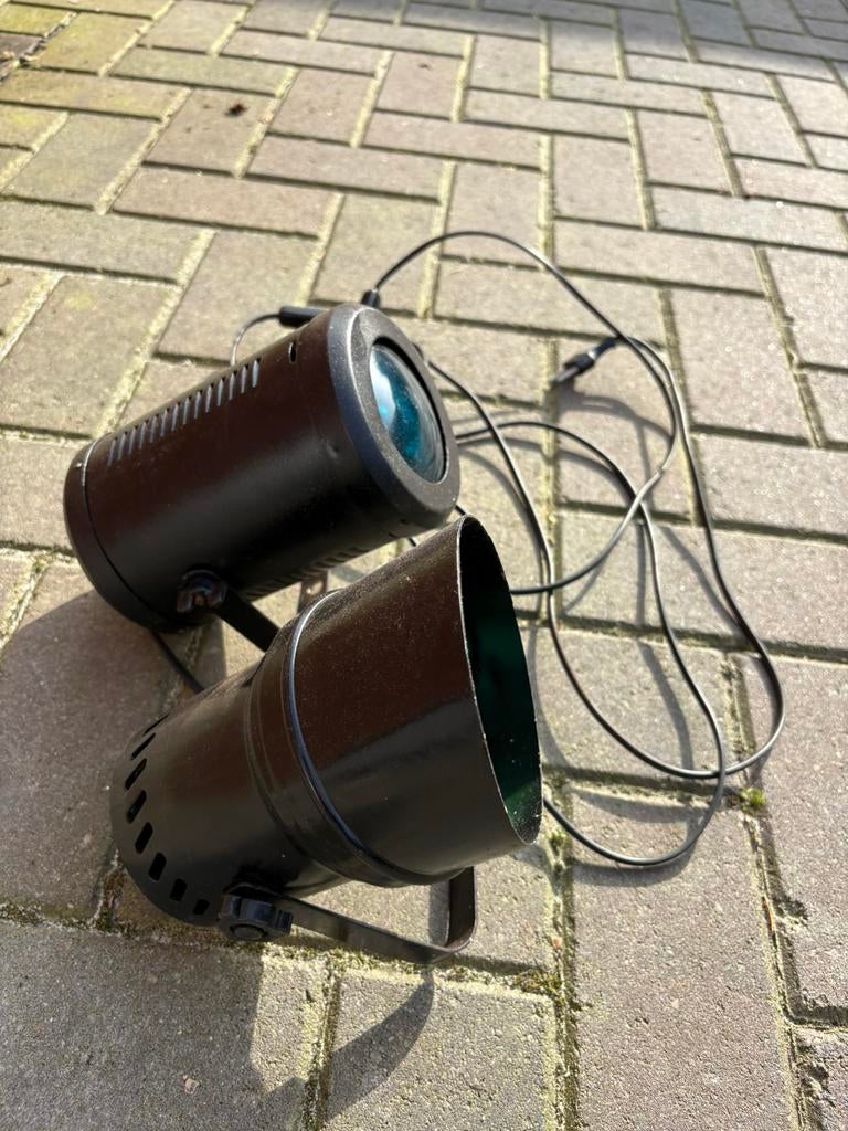 PAR discobal spots, Ophalen, Gebruikt, Metaal of Aluminium
