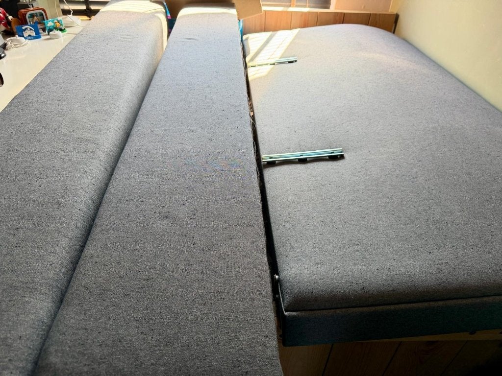 Boxspring 200 x 180. ZONDER MATRAS, Ophalen, Gebruikt, Tweepersoons, 180 cm