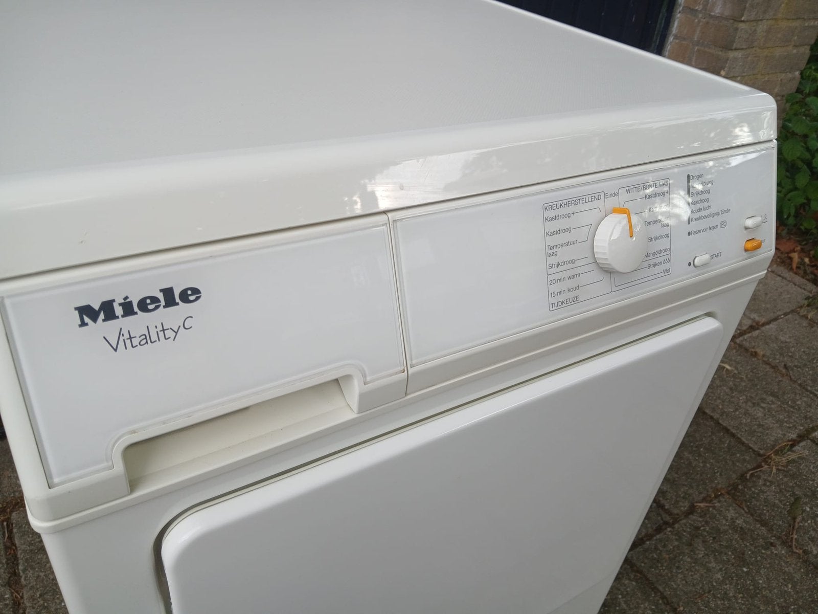 Condensdroger miele softcare 6kg nette staat!, Ophalen, 6 tot 8 kg, Zo goed als nieuw, 85 tot 90 cm