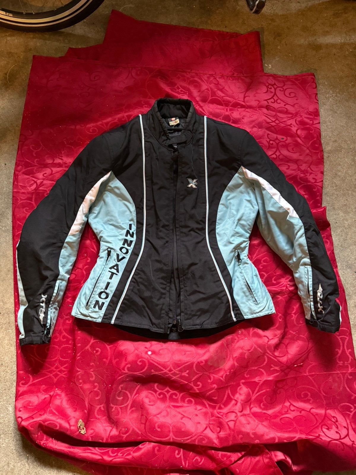 Motorjas dames maat 40 (s/m) met binnenvoering uitneembaar, Ophalen of Verzenden, Tweedehands, Dames, Jas | textiel