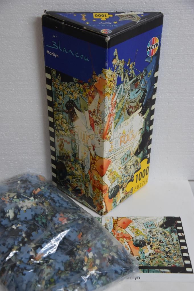 HEYE puzzel Blacon Marilyn 1000 stukjes NIEUW poster, Ophalen of Verzenden, 500 t/m 1500 stukjes, Nieuw, Legpuzzel