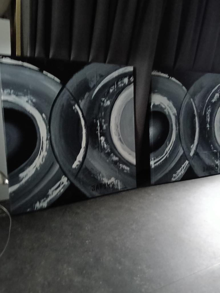 Schilderij, Huis en Inrichting, Woonaccessoires | Schilderijen, Tekeningen en Foto's, Ophalen, Zo goed als nieuw, Schilderij, 75 tot 100 cm