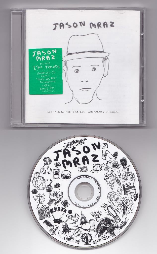 Jason Mraz – We Sing. We Dance. We Steal Things. CD, Ophalen of Verzenden, Gebruikt, Poprock