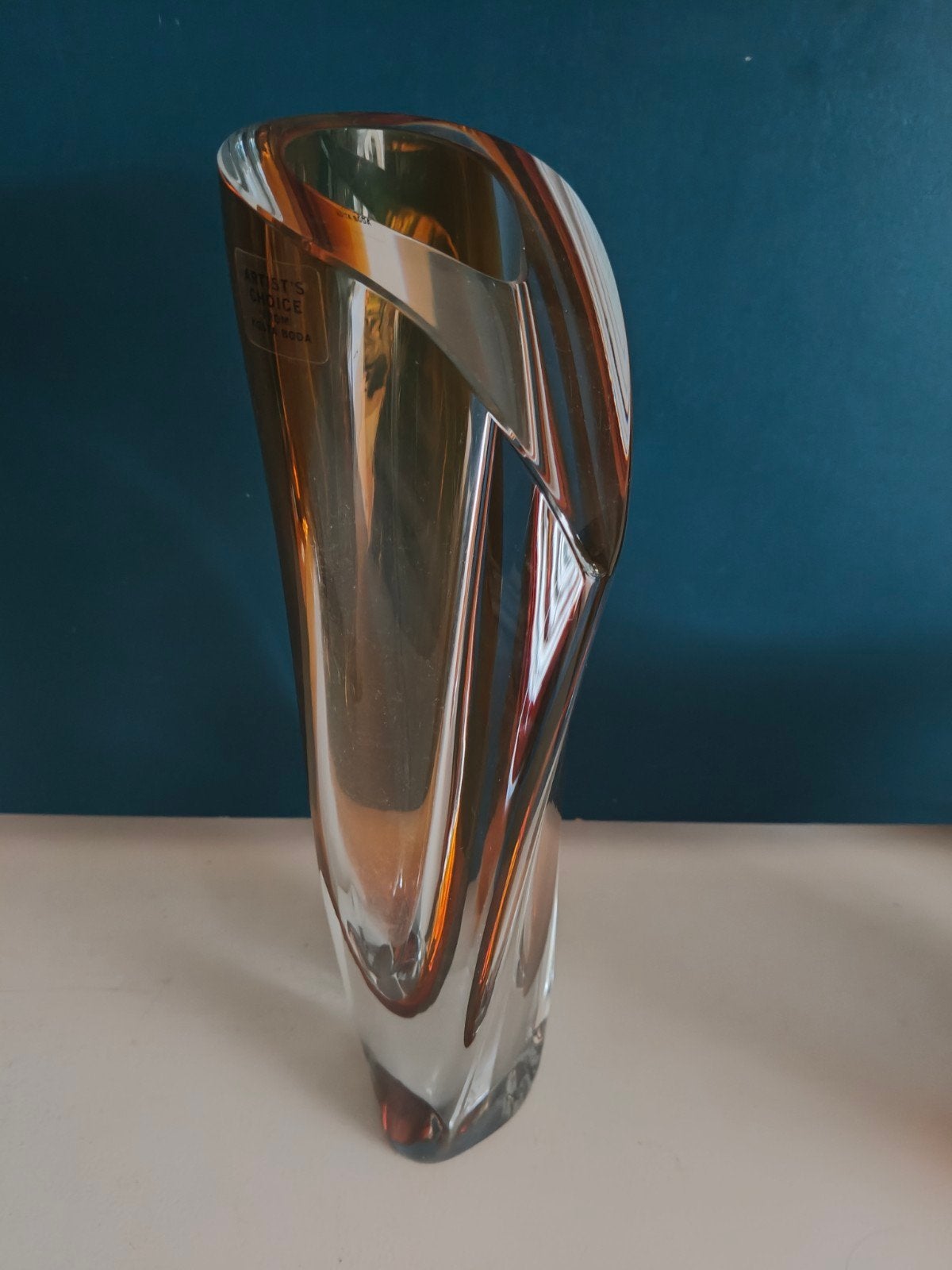 Göran Wärff x Kosta Boda SARABAND vaas 31 cm, Antiek en Kunst, Antiek | Glas en Kristal, Ophalen of Verzenden