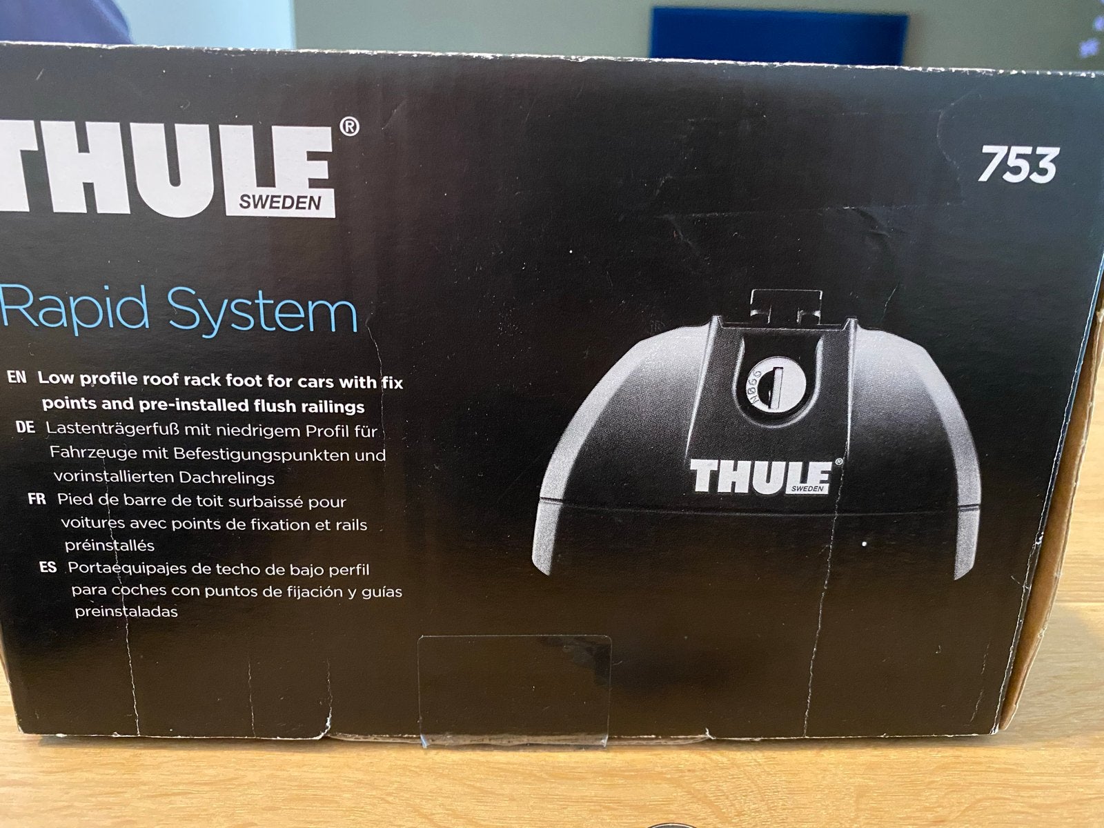 Thule Rapid System 753 voetenset dakdragers Mercedes C-klass, Auto diversen, Dakdragers, Ophalen of Verzenden, Gebruikt