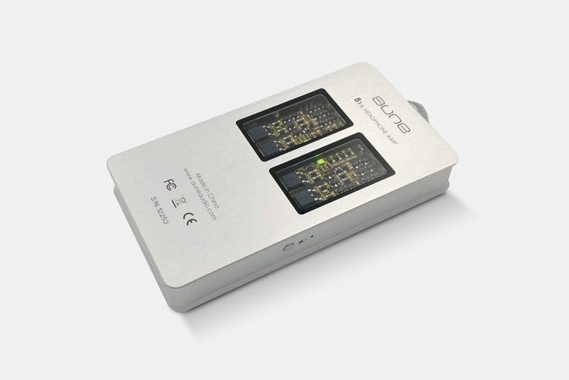 AUNE B1S Class A Discrete Headphone Amplifier zwart, zilver
