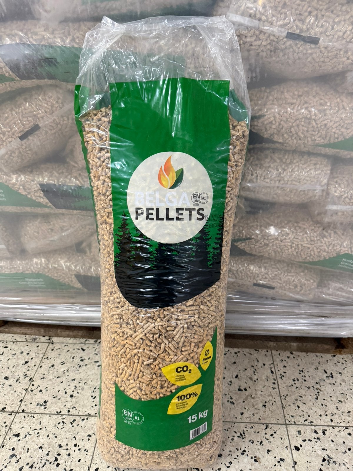Lichte Hout pellets A1  kwaliteit Belga, Minder dan 3 m³, Ophalen