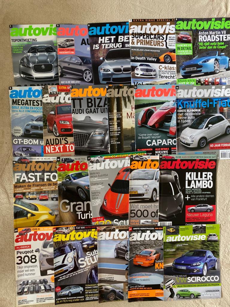 Autovisie Magazine Collectie - Diverse Jaren, Ophalen of Verzenden, Gelezen, Overige typen