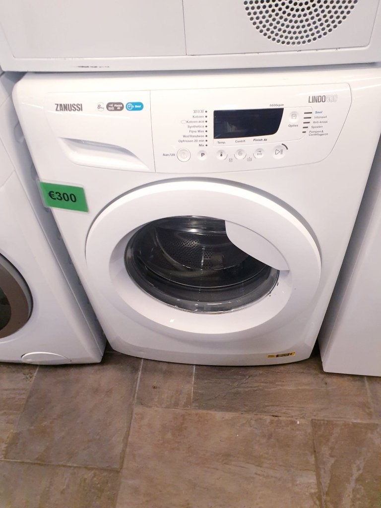 Wasmachine Zanussi 8KG️️️️️️️ ️️lindo500 A++ INC GARANTIE, Witgoed en Apparatuur, Wasmachines, Ophalen, 1200 tot 1600 toeren, Minder dan 85 cm