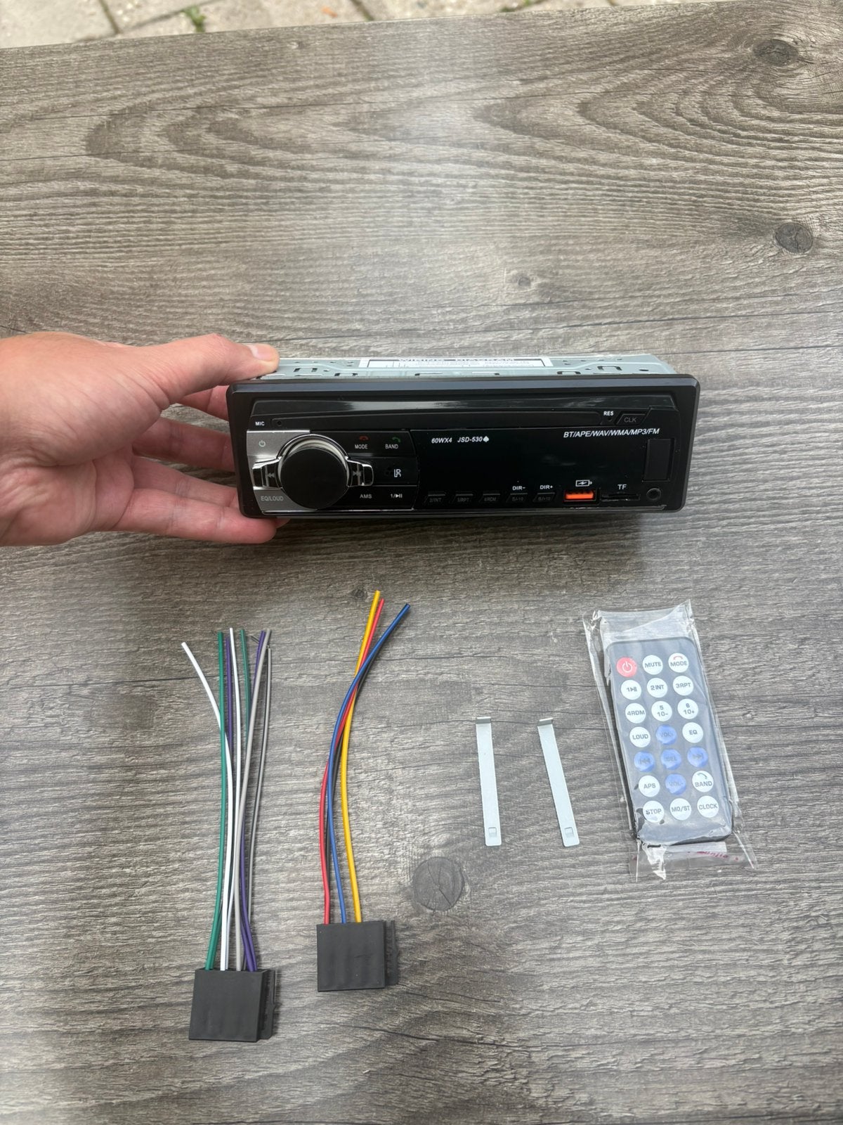 auto radio 1 din met bluetooth, Auto diversen, Ophalen of Verzenden, Nieuw