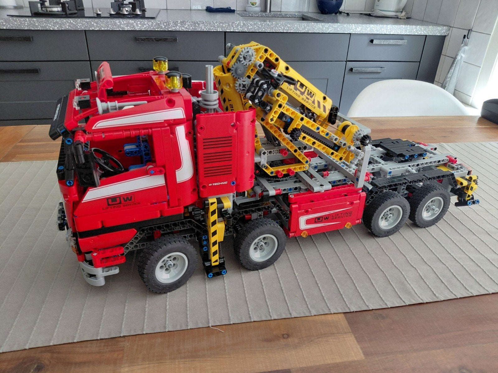 Lego Technic 8258 Kraanwagen - Compleet met boekjes, Ophalen of Verzenden, Gebruikt